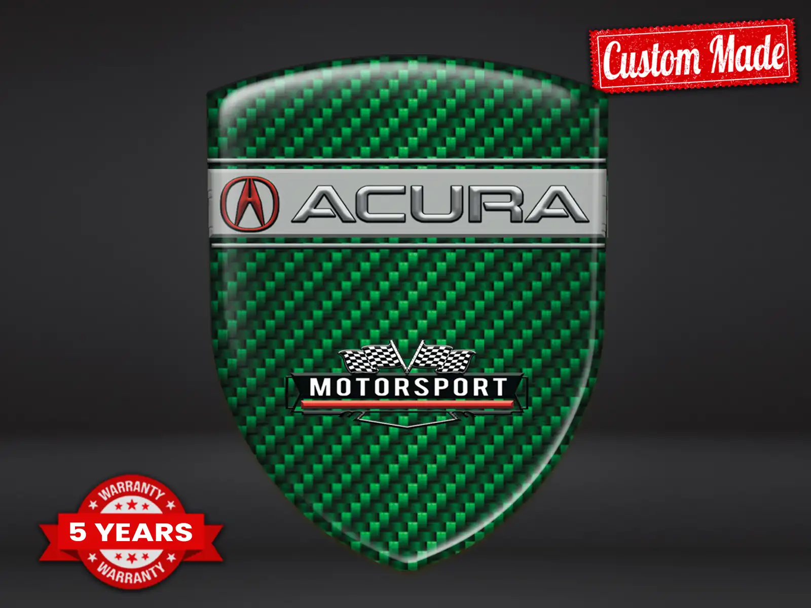 Honda Acura Decalcomanie Lunotto Auto Corse Pregiate Resistenti